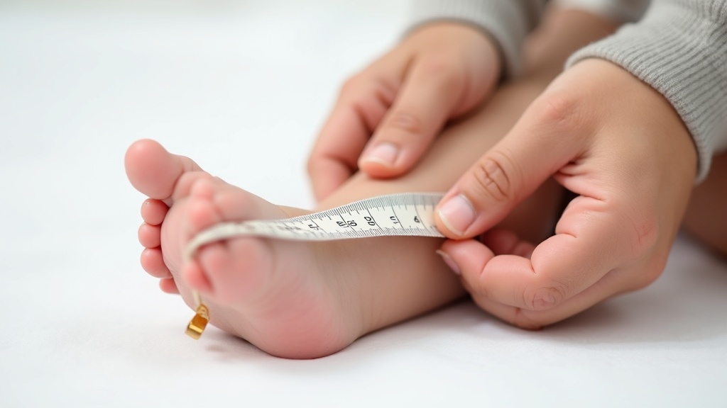 Cómo medir el pie del bebé para elegir la talla de calcetín