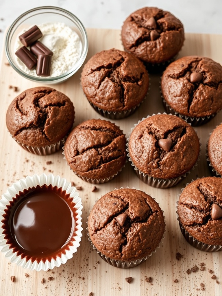 muffins au chocolat ingredients