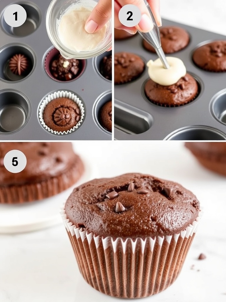 muffins au chocolat preparation
