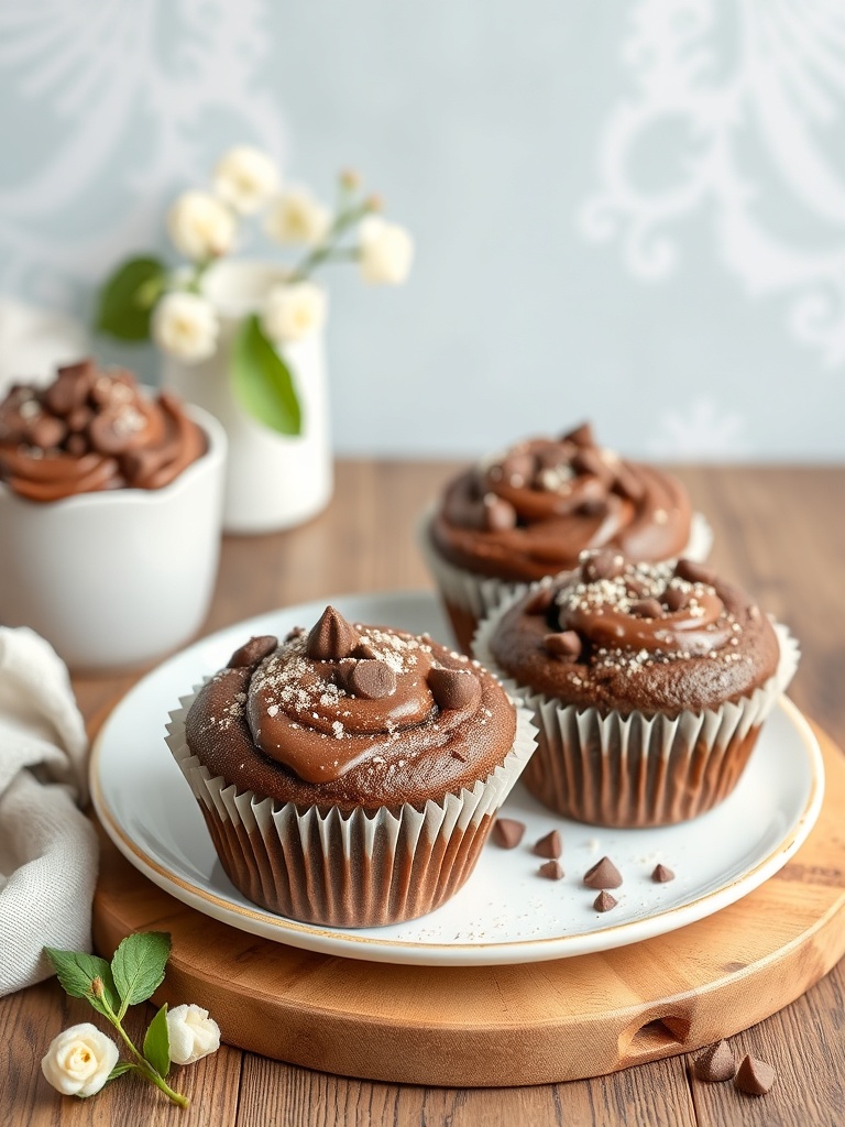 muffins au chocolat