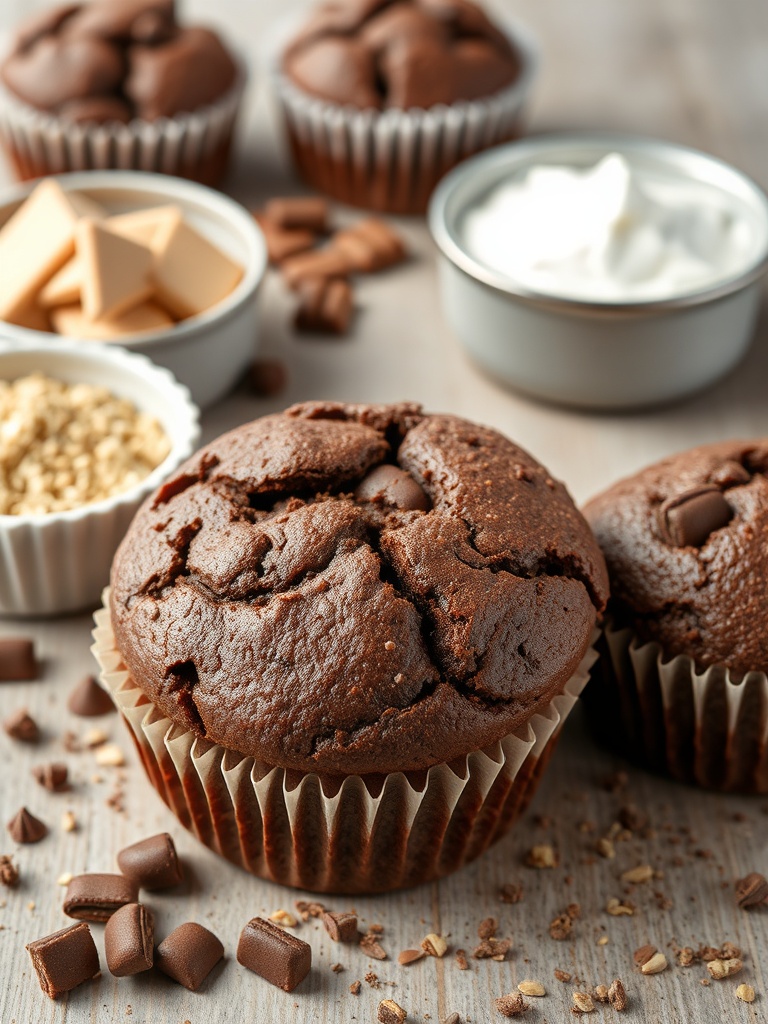 muffins au chocolat ingredients