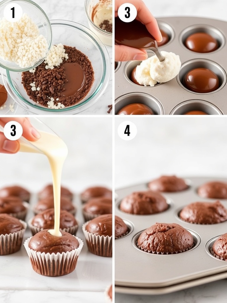 muffins au chocolat preparation