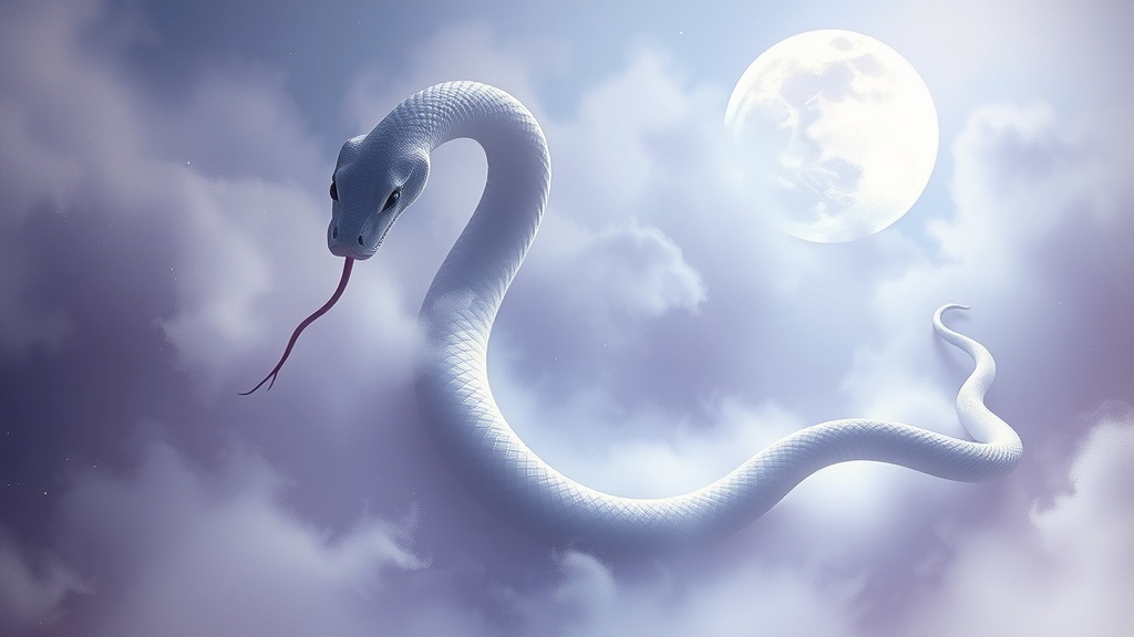 Sonhar com Serpente Branca - Significado Espiritual