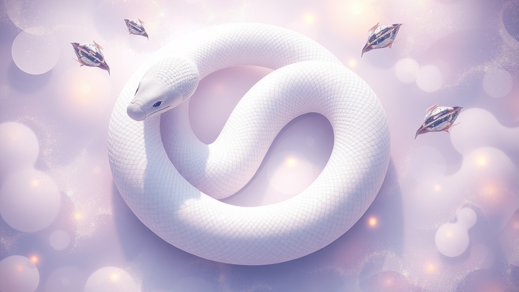 Cobra Branca na Água: Símbolo de Transformação