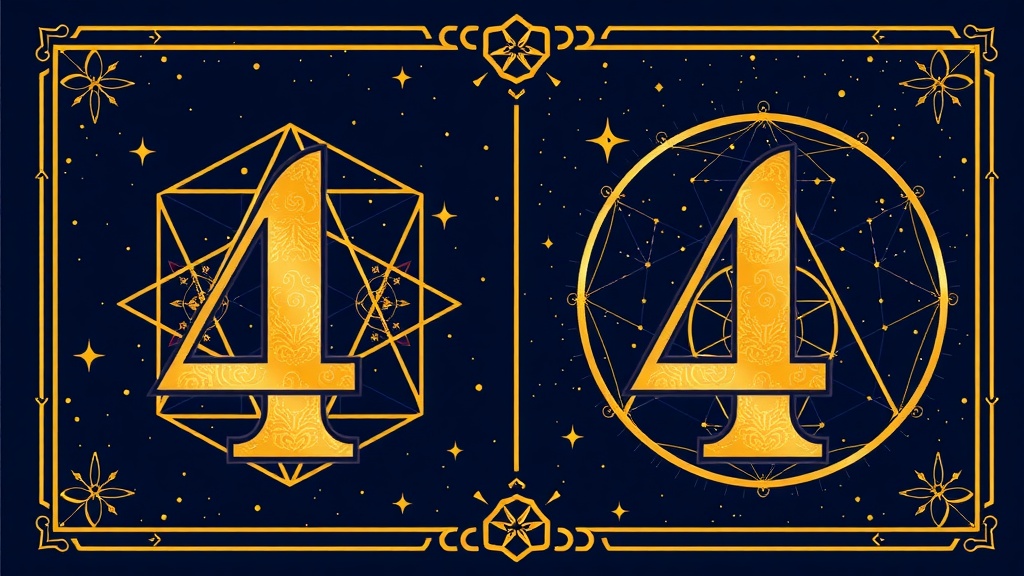 Número 4 Numerologia: Estabilidade e Fundações