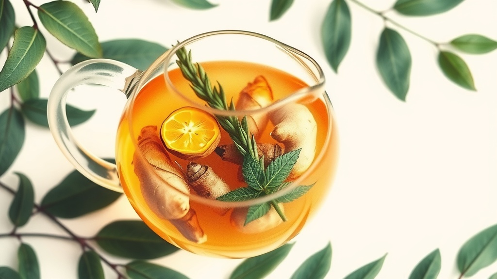 Chá de Gengibre e Cúrcuma: Receita Anti-inflamatória
