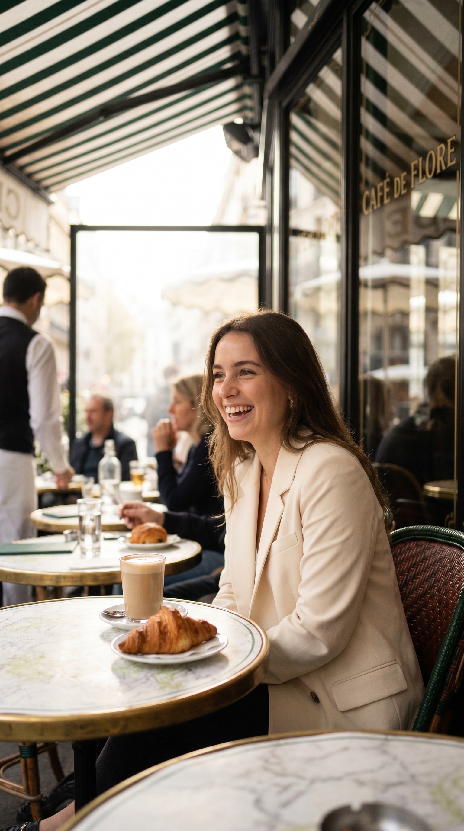 AI-generated café lifestyle photo