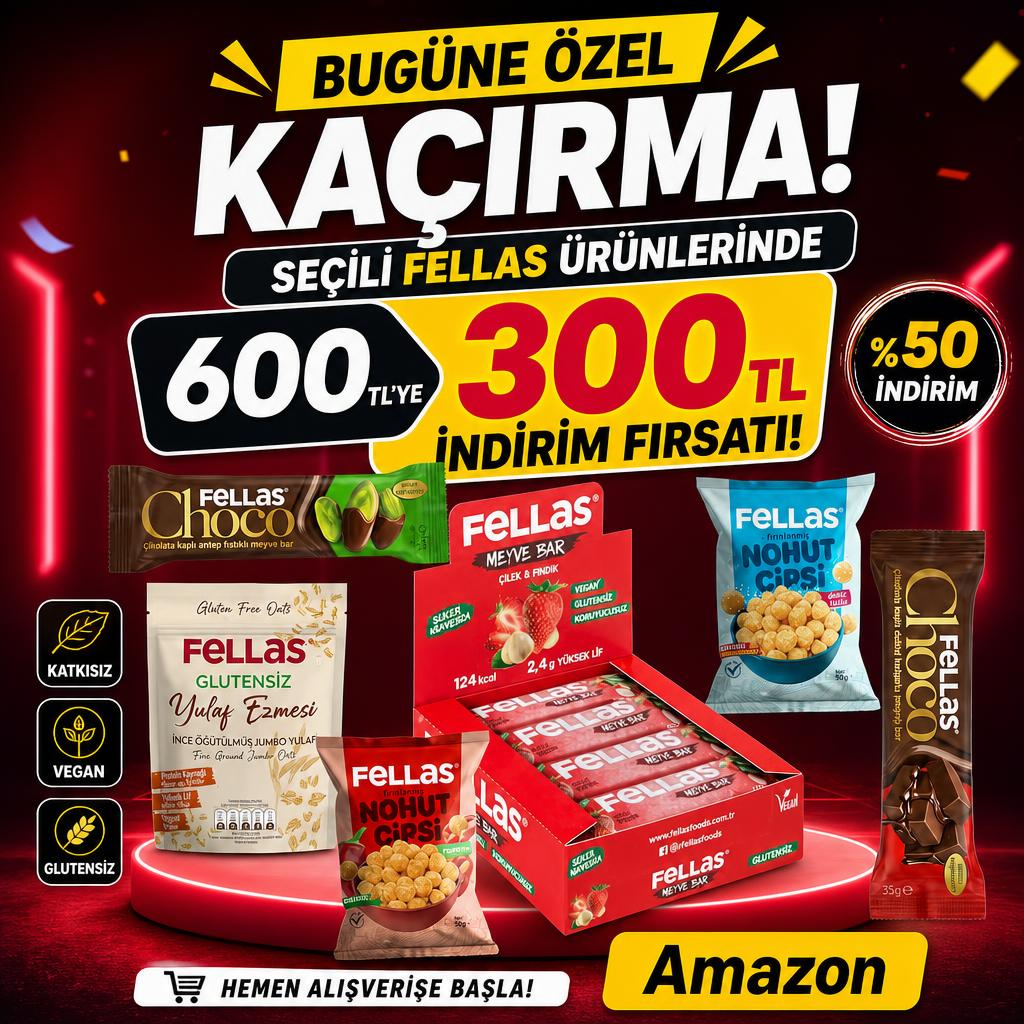 SEÇİLİ FELLAS ÜRÜNLERİNDE 600TL'YE 300TL İNDİRİM FIRSATI!