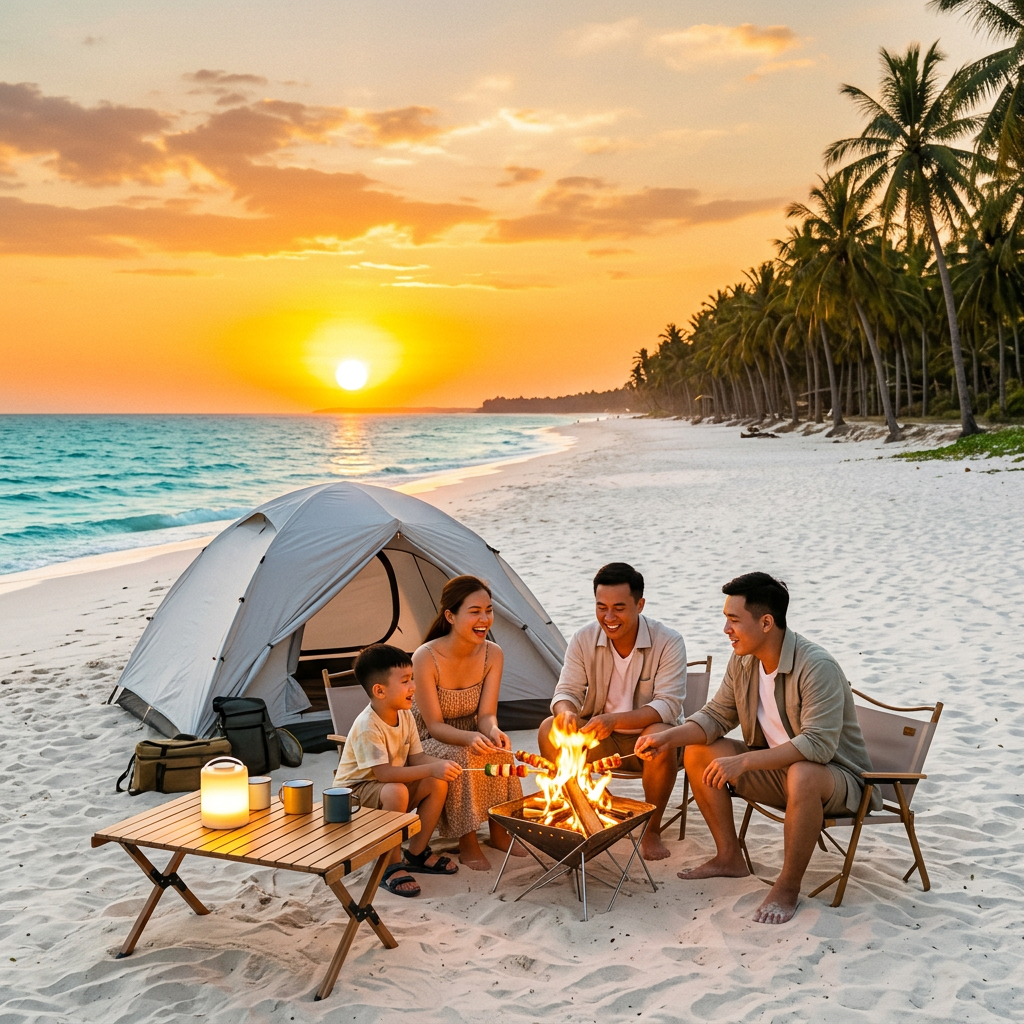 Cắm trại Hồ Cốc Bà Rịa hoàng hôn - bãi biển hoang sơ đẹp nhất miền Nam — ProCamping.vn