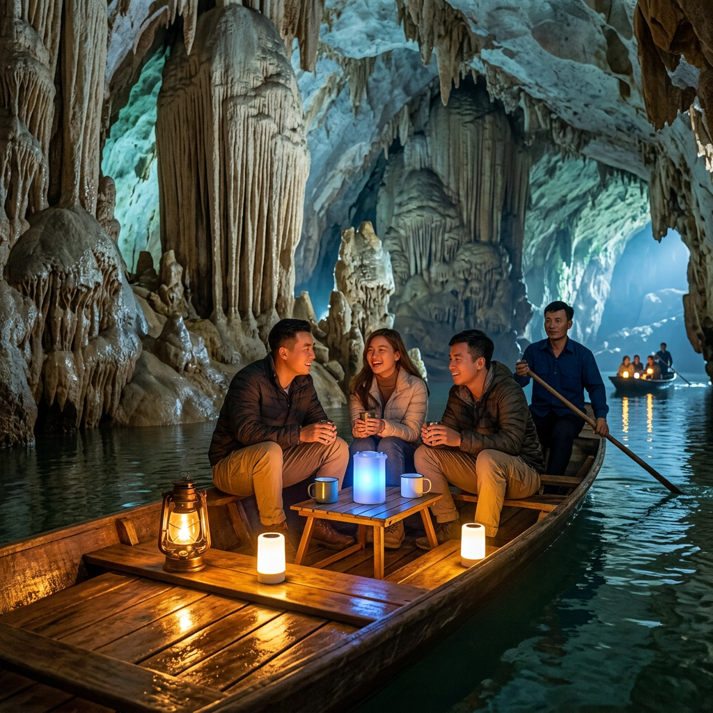 Cắm trại Phong Nha Kẻ Bàng thuyền hang động - hang đá vôi ngoạn mục miền Trung — ProCamping.vn