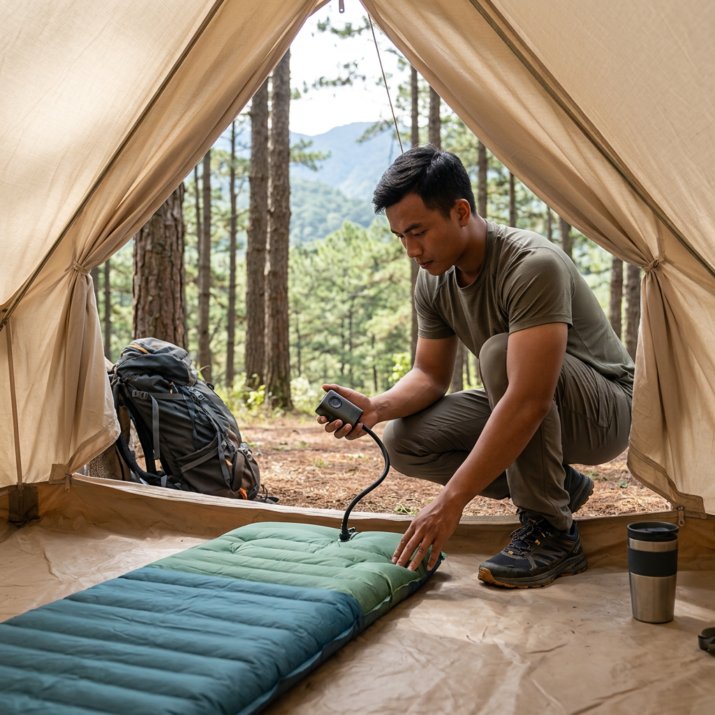 Flextail Zero Pump nhỏ gọn cầm tay - bơm đệm ngủ camping siêu nhanh — ProCamping.vn