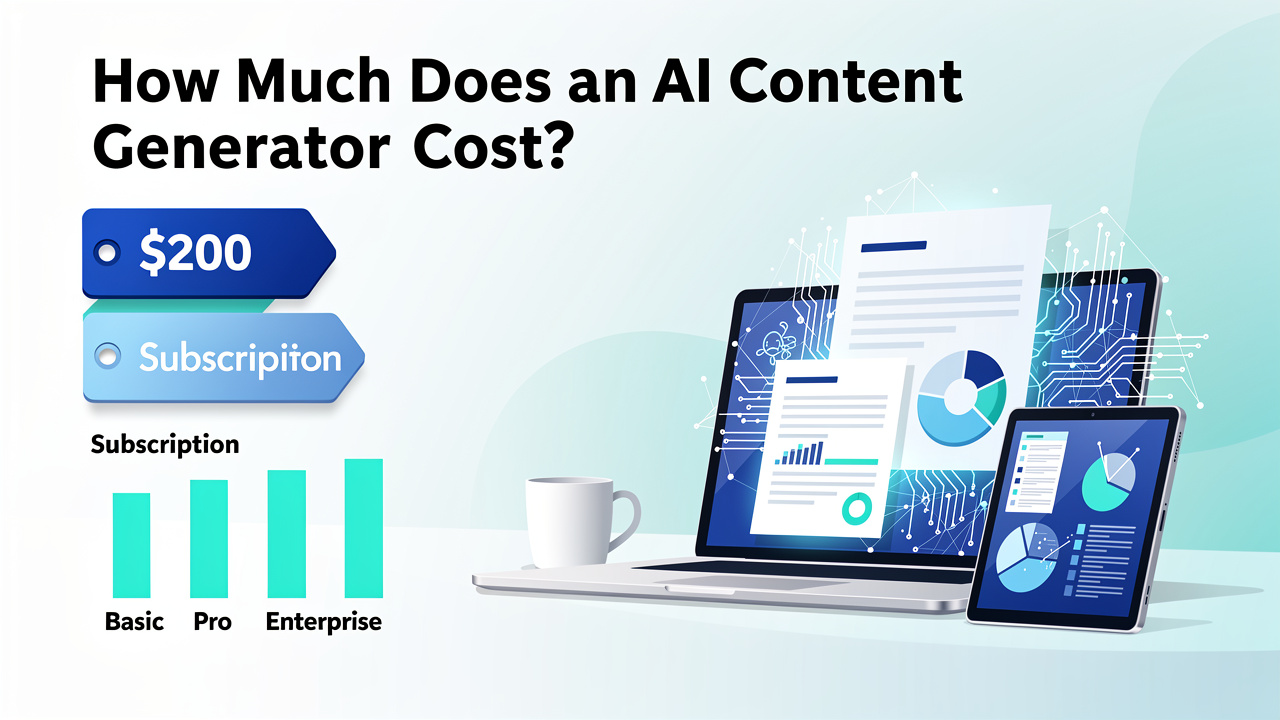 How Much Does an AI Content Generator Cost?