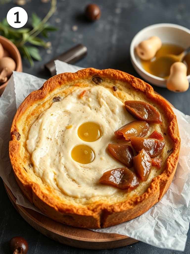 cake jambon olive preparation