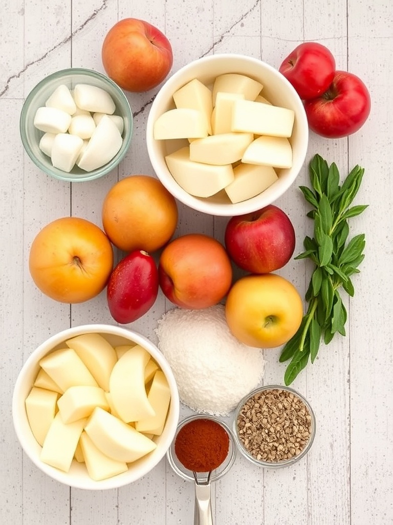 clafoutis pommes ingredients