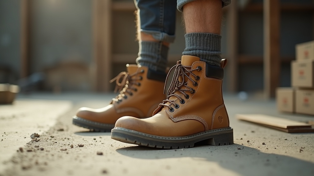 Calcetines finos de verano para trabajo en obra