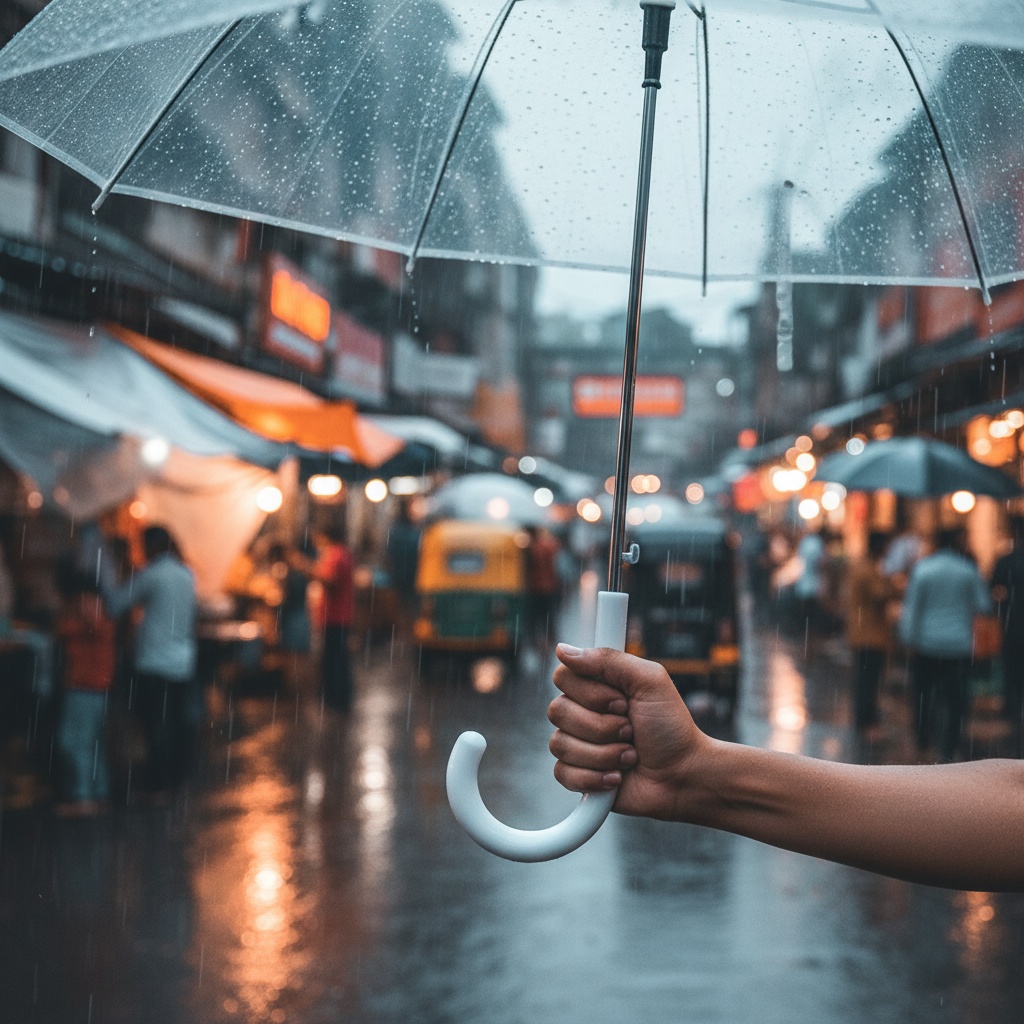 DomeLux™ Transparent Dome Umbrella photo 4