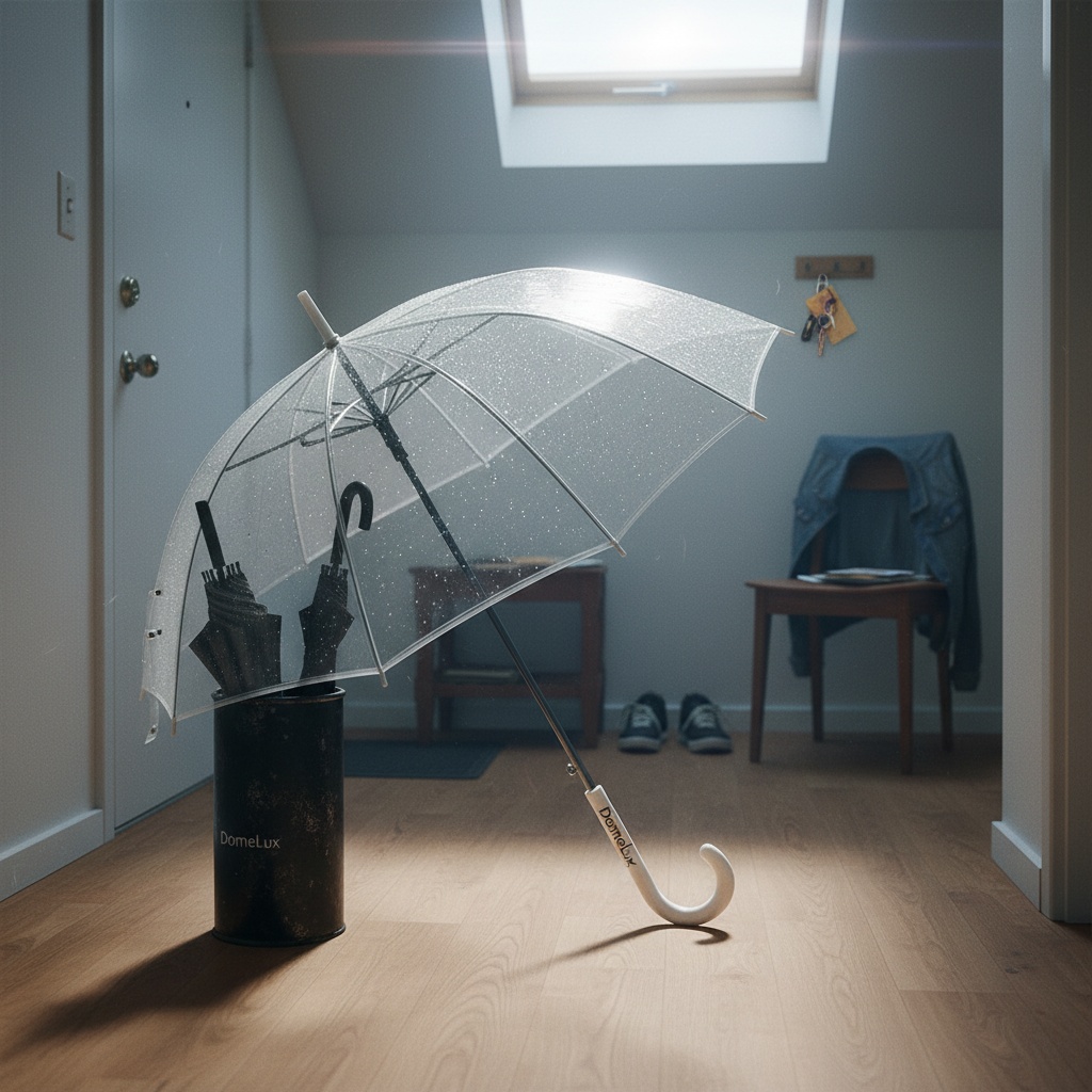 DomeLux™ Transparent Dome Umbrella photo 6