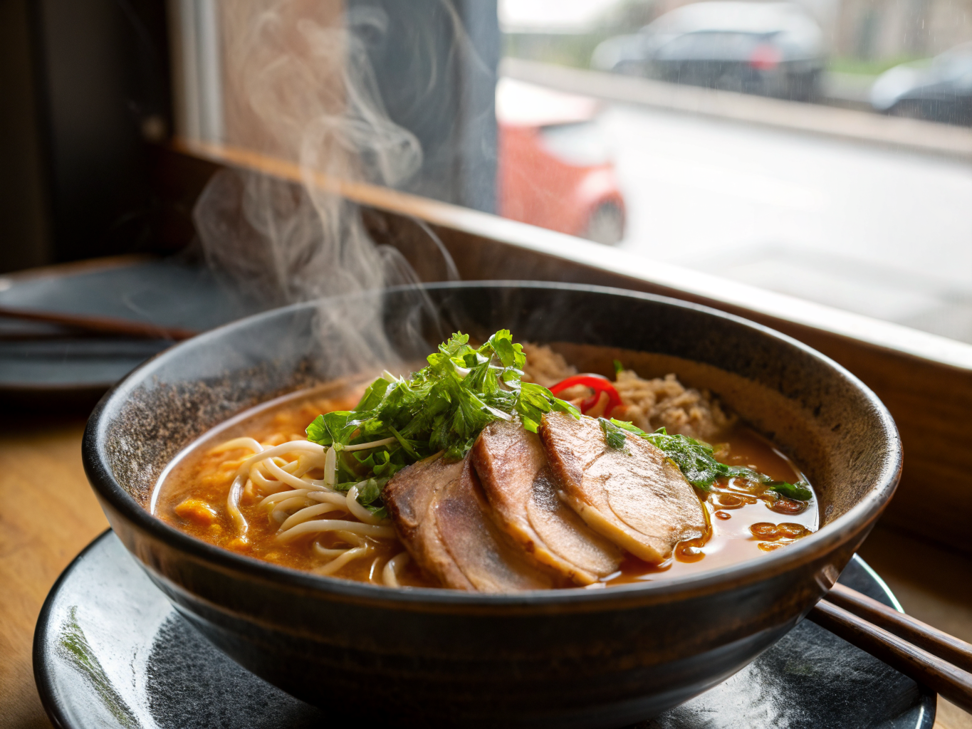 Spicy Miso Ramen with Chashu Pork