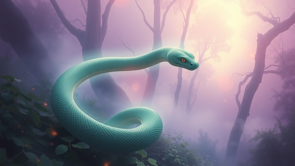 Sonhar com Cobra Verde: Significado Espiritual e Cura