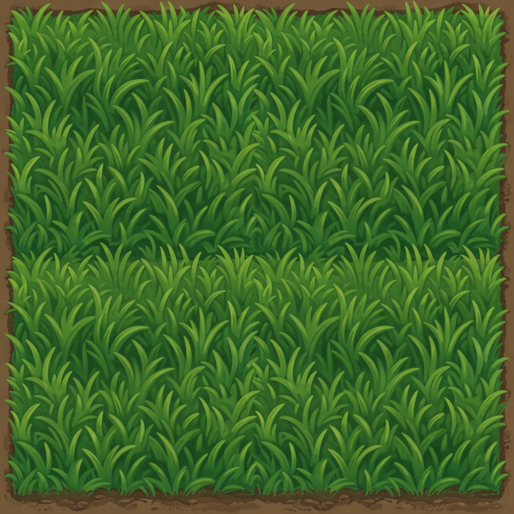 Grass Lush Tile Albedo Texture (3 / 4)