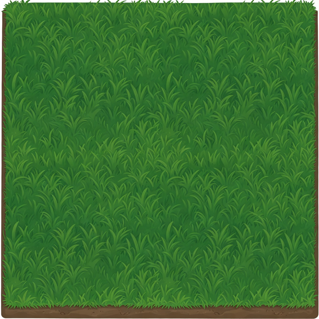 Grass Lush Tile Albedo Texture (1 / 4)