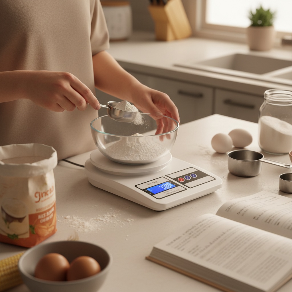 Customer weighing portions