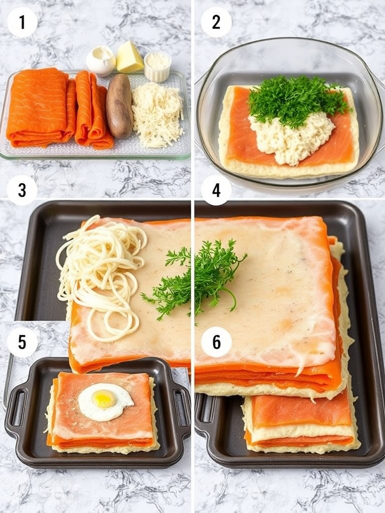 lasagne saumon epinard preparation