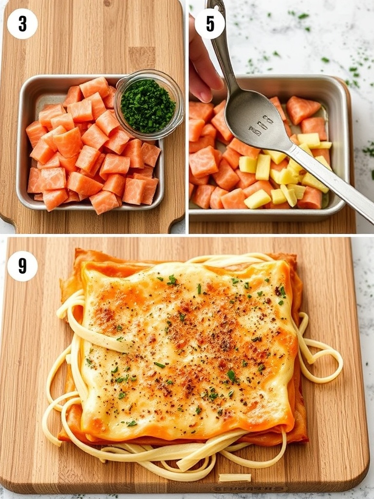 lasagne saumon epinard preparation