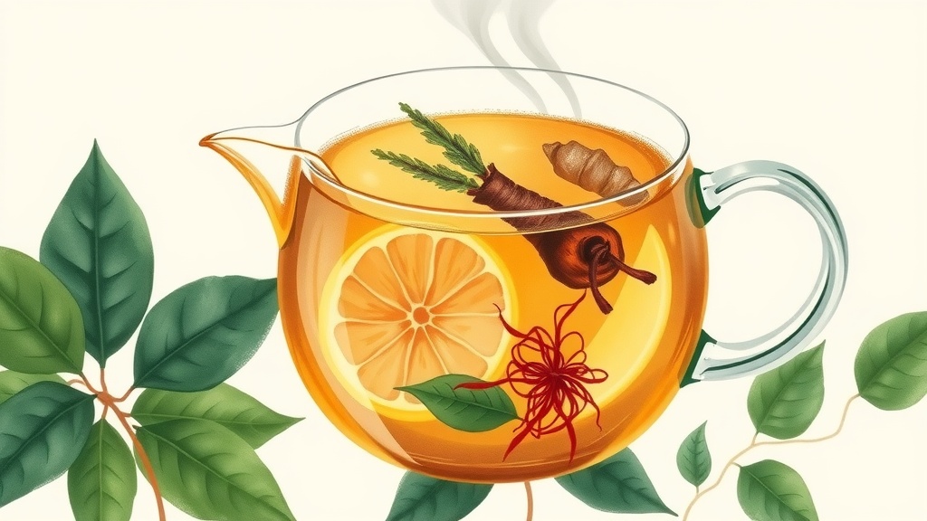 Infusão de Gengibre, Limão e Açafrão: Receita Anti-Inflamatória