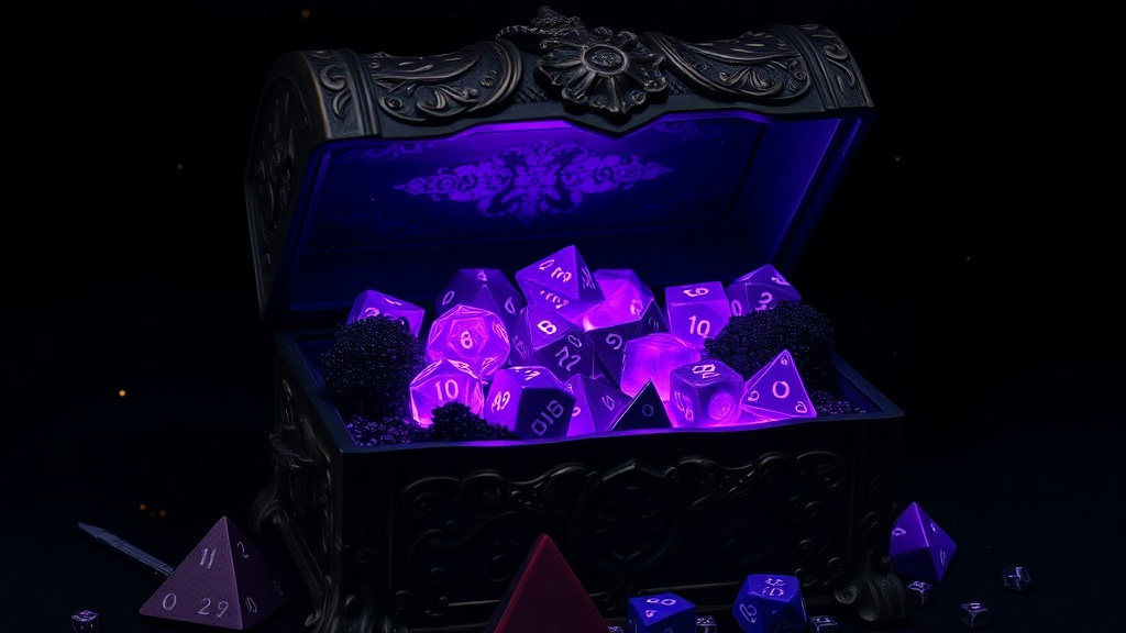 Gift-ready dice, bundles and accessories for every player.