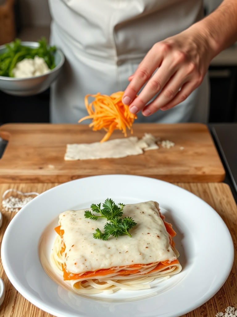 lasagne epinard saumon preparation