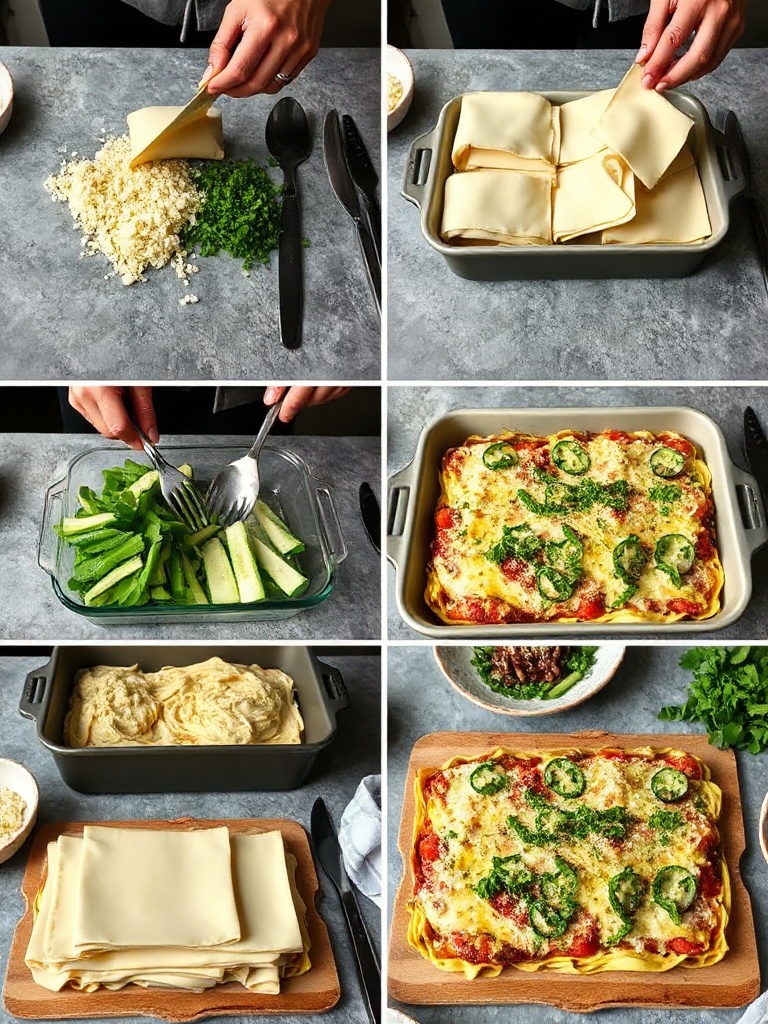 lasagne maison preparation