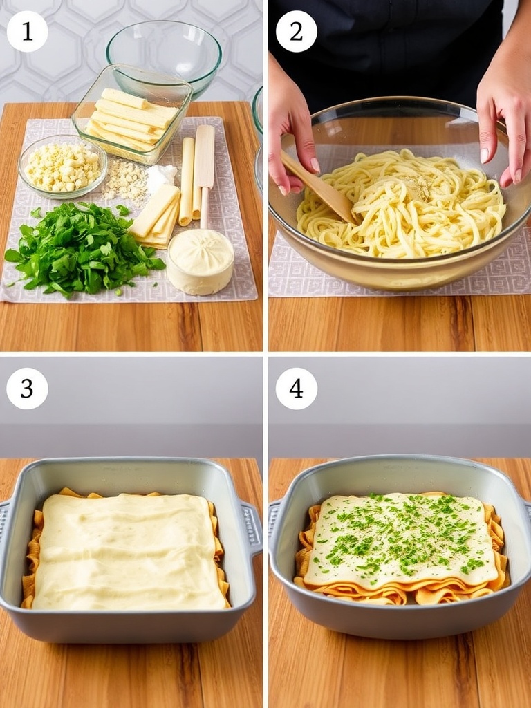 lasagne maison preparation