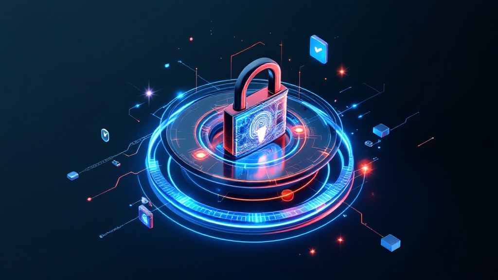 Digital lock and shield representing personal cybersecurity tips and online safety checklist