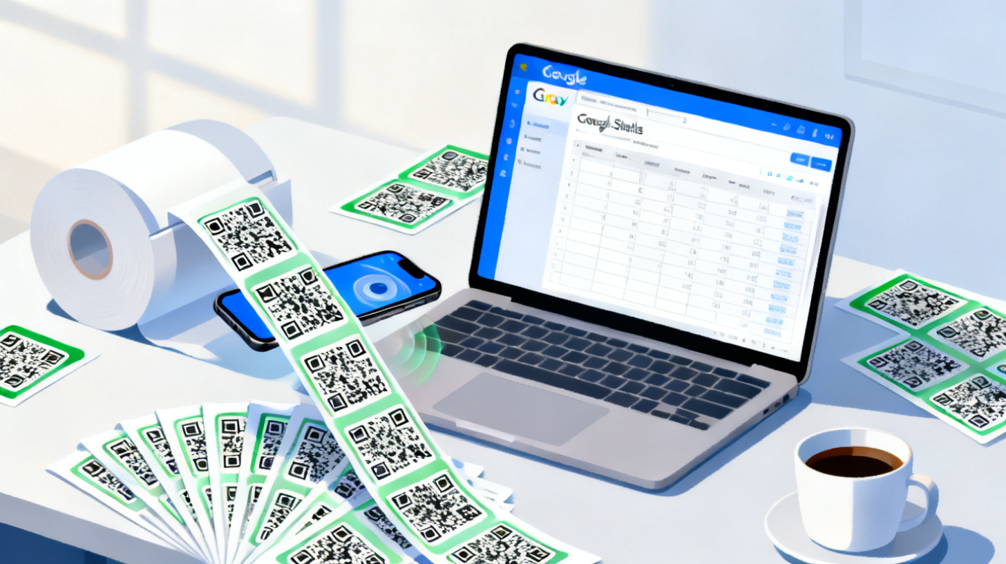 How to Create and Print QR Code Labels from Google Sheets