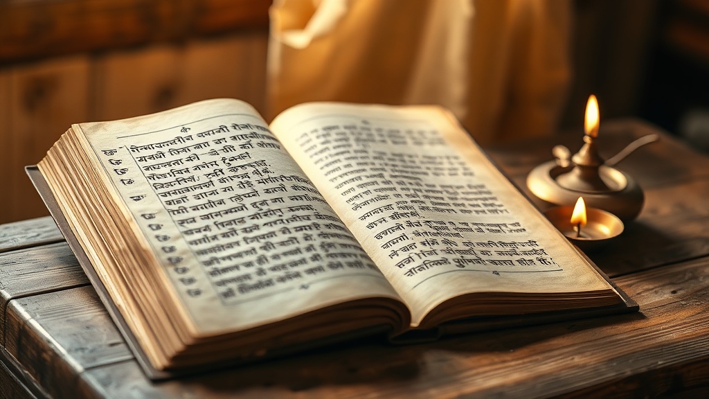 Manuscrit ancien évoquant les textes canoniques bouddhistes et les enseignements du Dharma