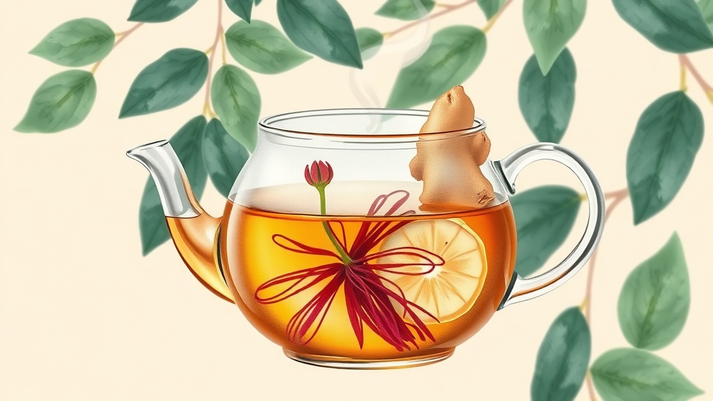 Infusão de Açafrão e Gengibre: Receita Anti-envelhecimento