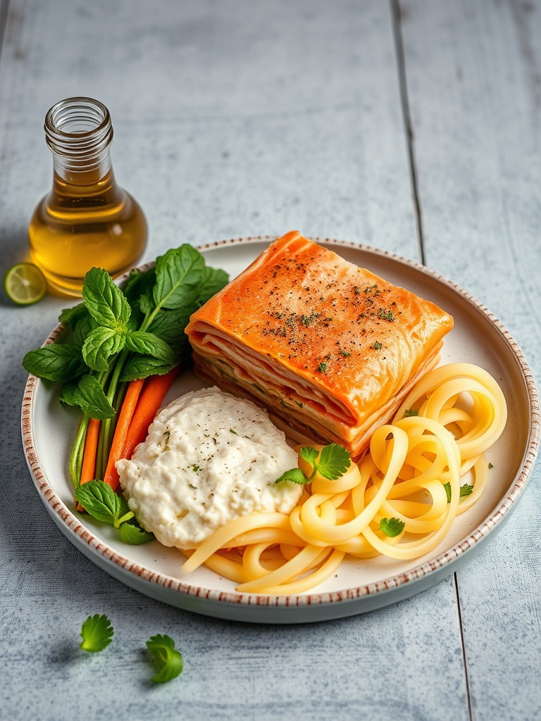 lasagne epinard saumon ingredients