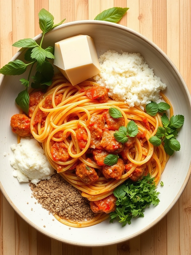 spaghetti bolognaise ingredients