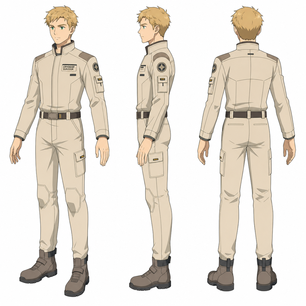 Anime-cel Sci-fi Character Sprite (3)