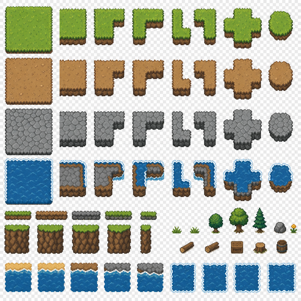 Pixel Terrain Tiles (3)