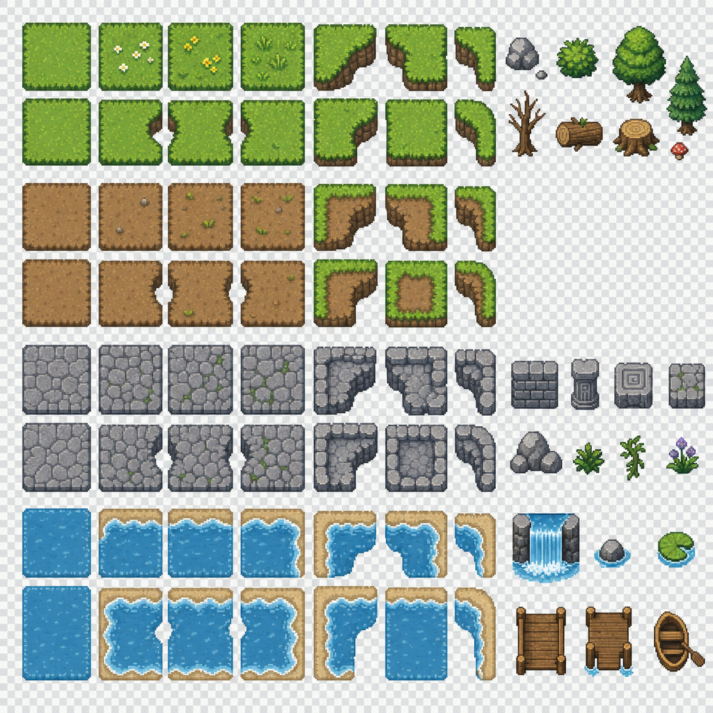 Pixel Terrain Tiles (2)