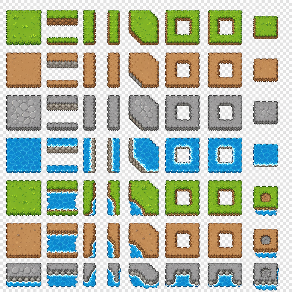 Pixel Terrain Tiles