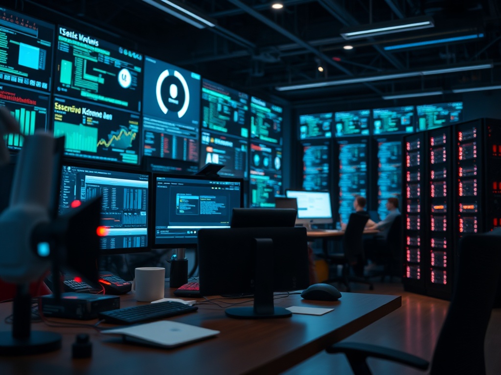 Illustration of deepfake technology highlighting risks of identity theft in personal cybersecurity