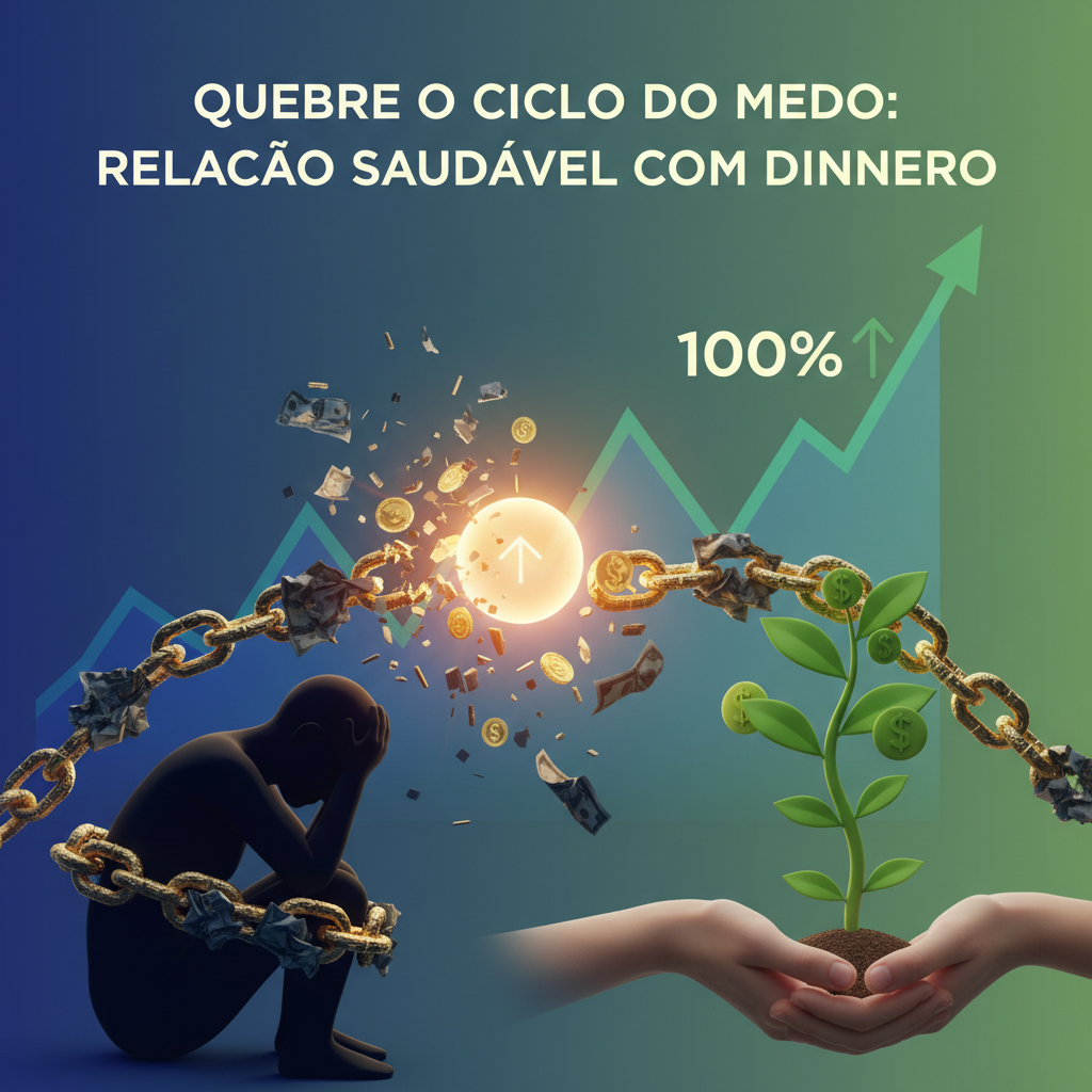 Quebre o Ciclo do Medo: Educação Financeira para Uma Relação Saudável com Seu Dinheiro! 💔➡️💚