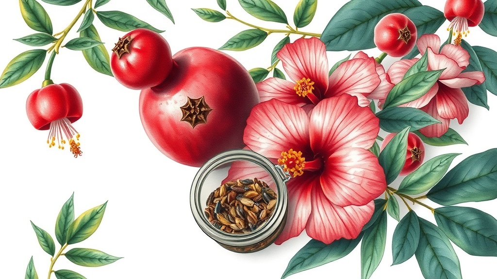 Romã e Hibisco: Remédio Caseiro para Anemia
