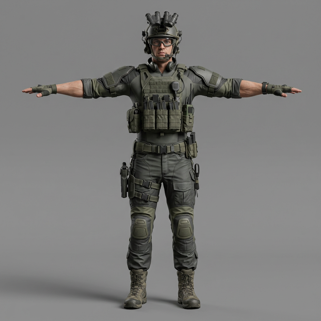 Tactical Soldier Character