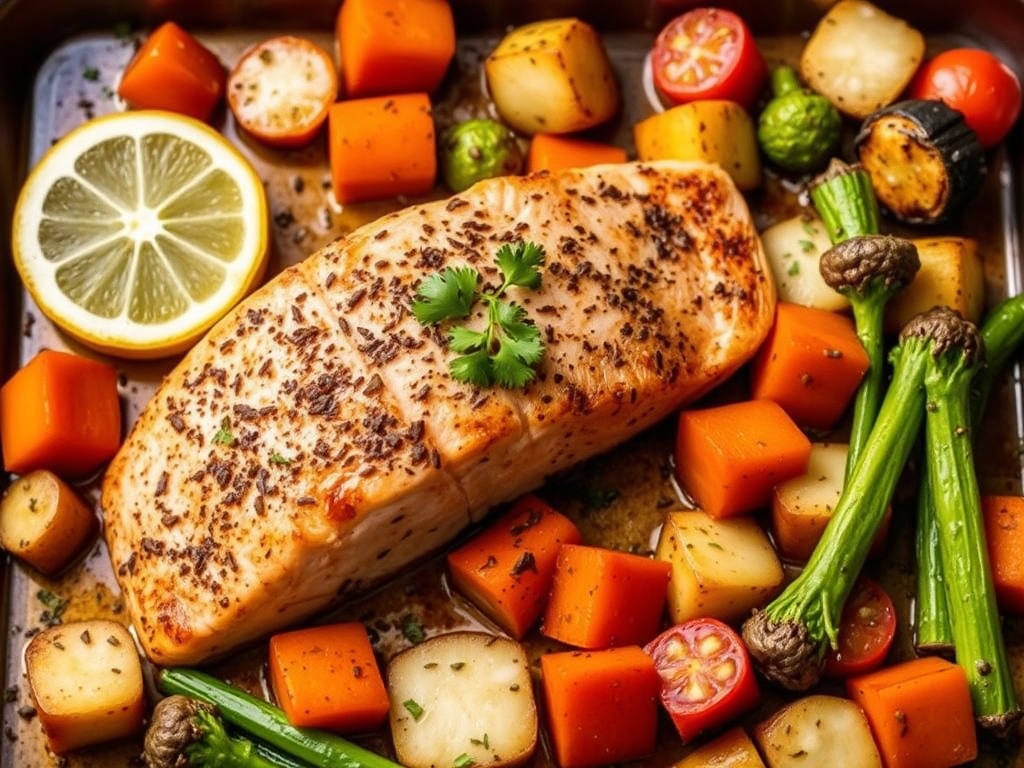 Sheet Pan Salmon with Vegetables: A Healthy and Easy Meal Prep Solution