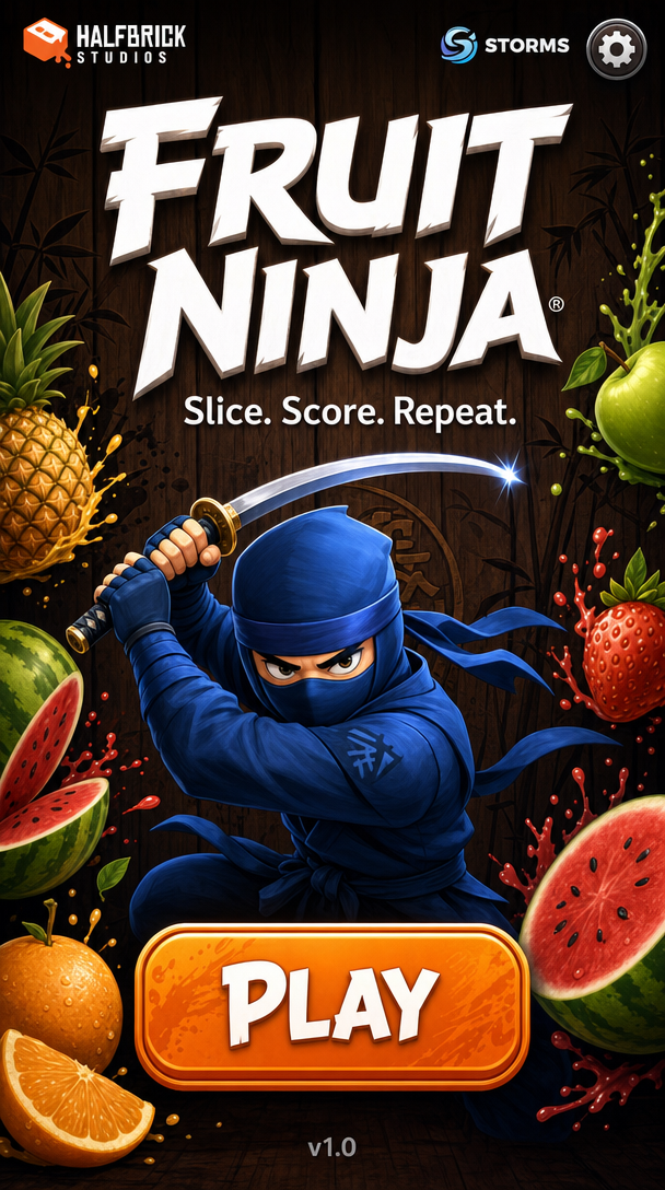 Fruit Ninja Home Screen (1 / 2)