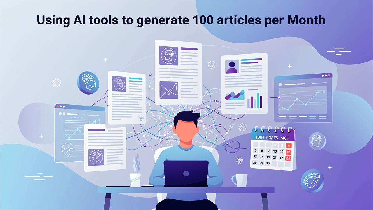 Generate 100 Articles Per Month AI: Content at Scale